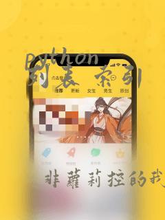 python 列表 索引