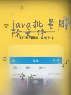 java批量删除文件
