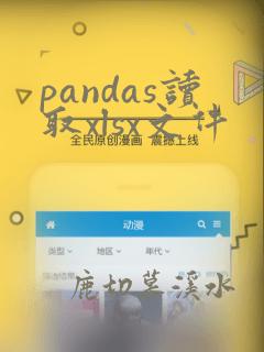pandas读取xlsx文件