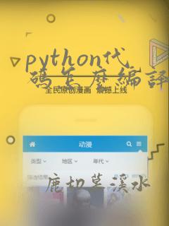 python代码怎么编译