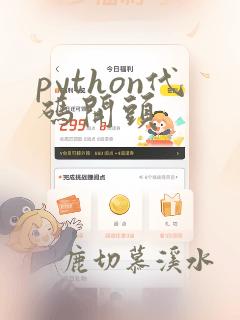 python代码开头