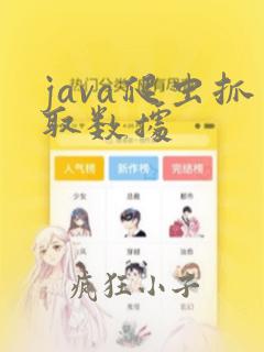 java爬虫抓取数据