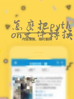 怎么把python文件转换成pdf