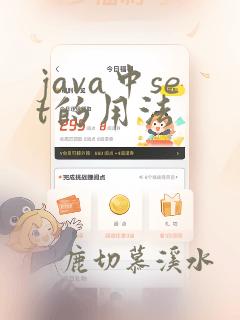 java中set的用法