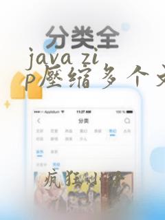 java zip压缩多个文件