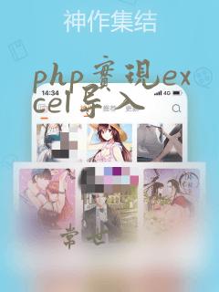 php实现excel导入