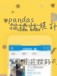 pandas 描述性统计