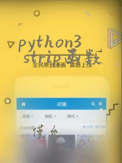 python3 strip函数
