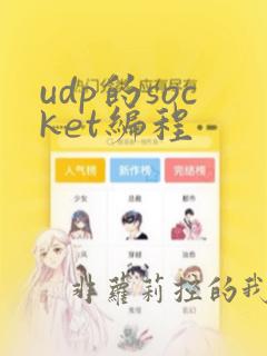 udp的socket编程