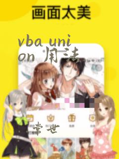 vba union 用法