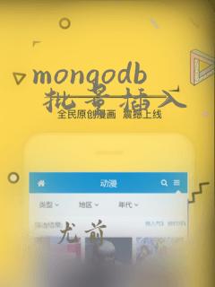mongodb 批量插入