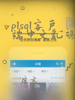 plsql客户端中文乱码问题