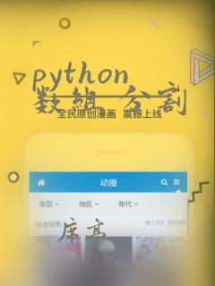 python 数组 分割