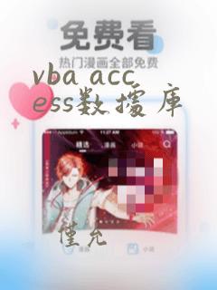 vba access数据库