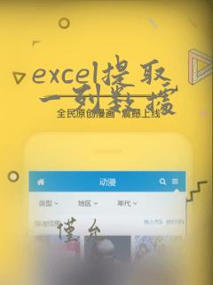 excel提取一列数据