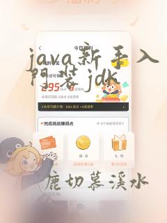 java新手入门装jdk