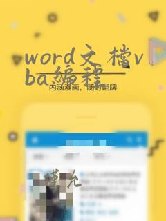 word文档vba编程