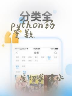 python的实数