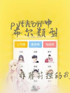 python中布尔类型