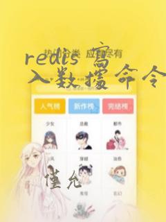 redis 写入数据命令