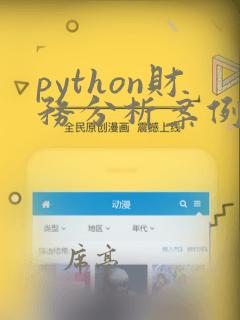 python财务分析案例