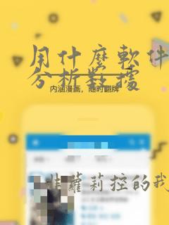 用什么软件可以分析数据