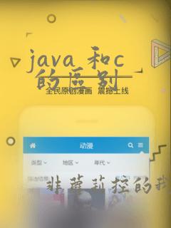 java 和c 的区别