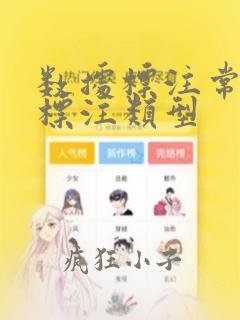 数据标注常见的标注类型