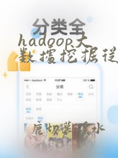 hadoop大数据挖掘从入门到进阶实战