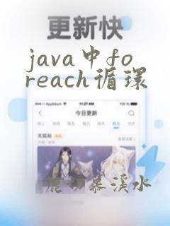 java中foreach循环