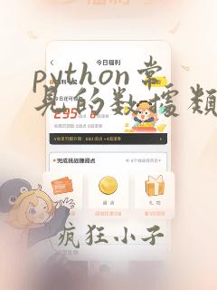 python常见的数据类型有哪些