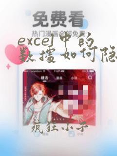 excel中的数据如何隐藏一部分数据显示