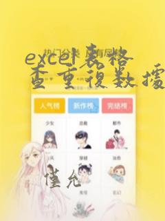 excel表格查重复数据