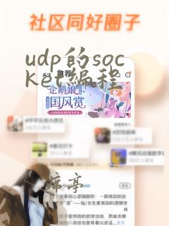 udp的socket编程