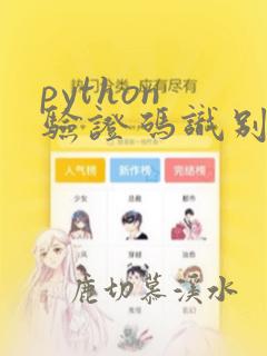 python 验证码识别