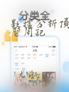 数据分析顶岗实习周记