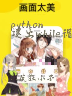 python 退出while循环
