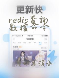 redis查询数据命令