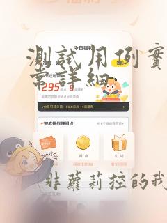 测试用例实例非常详细