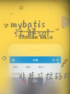 mybatis 注解sql