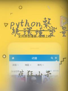 python系统环境变量