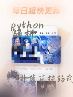 python 解析