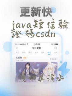 java短信验证码csdn