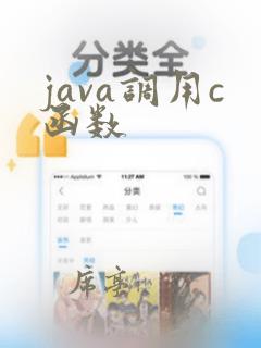 java调用c函数