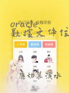 oracle 数据文件位置