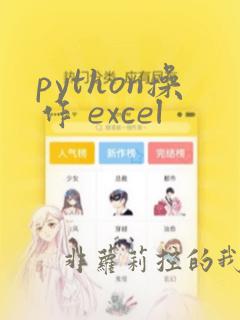 python操作 excel