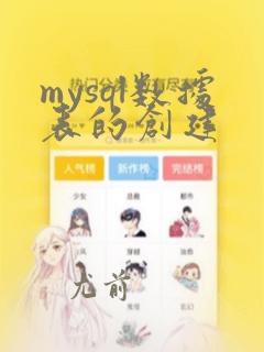 mysql数据表的创建