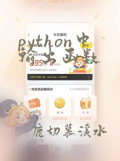 python中输出函数