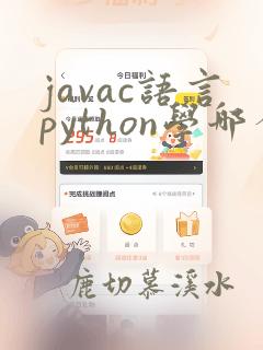 javac语言python学哪个好