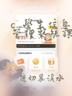 c 学生信息管理系统课程设计报告
